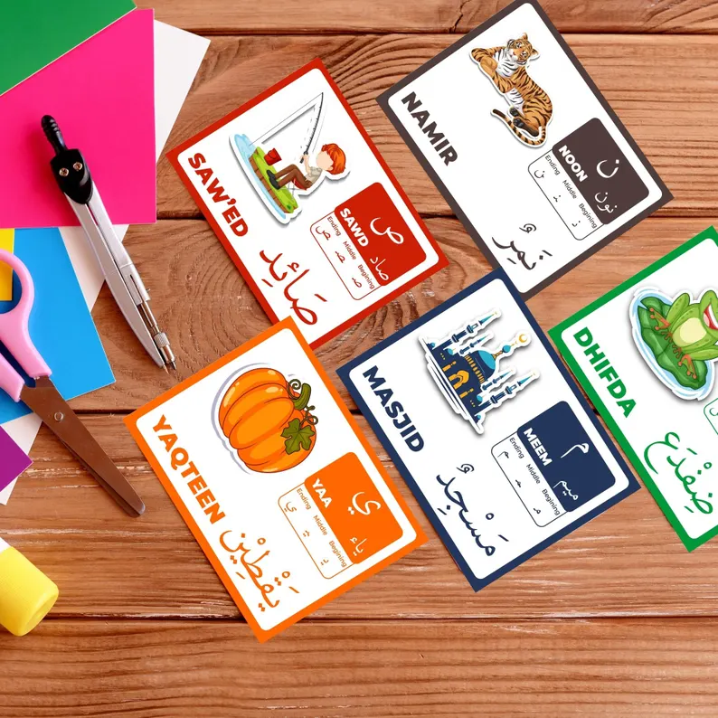 Arabic Flash Card Mockup Img 6