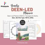 yearly deen-led planner 2026
